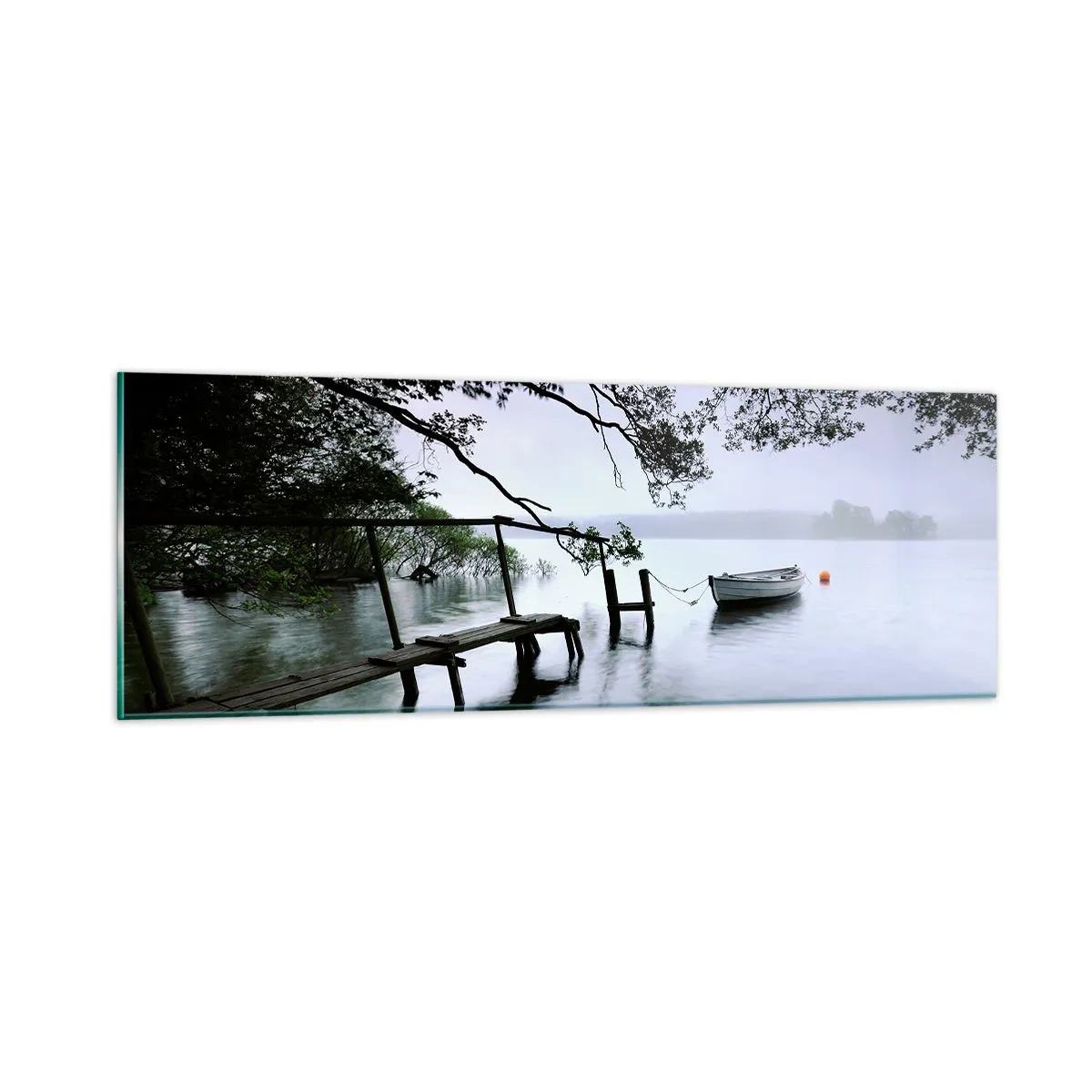 Glastavla - Bild på glas - Så kopplar du av - 90x30 cm
