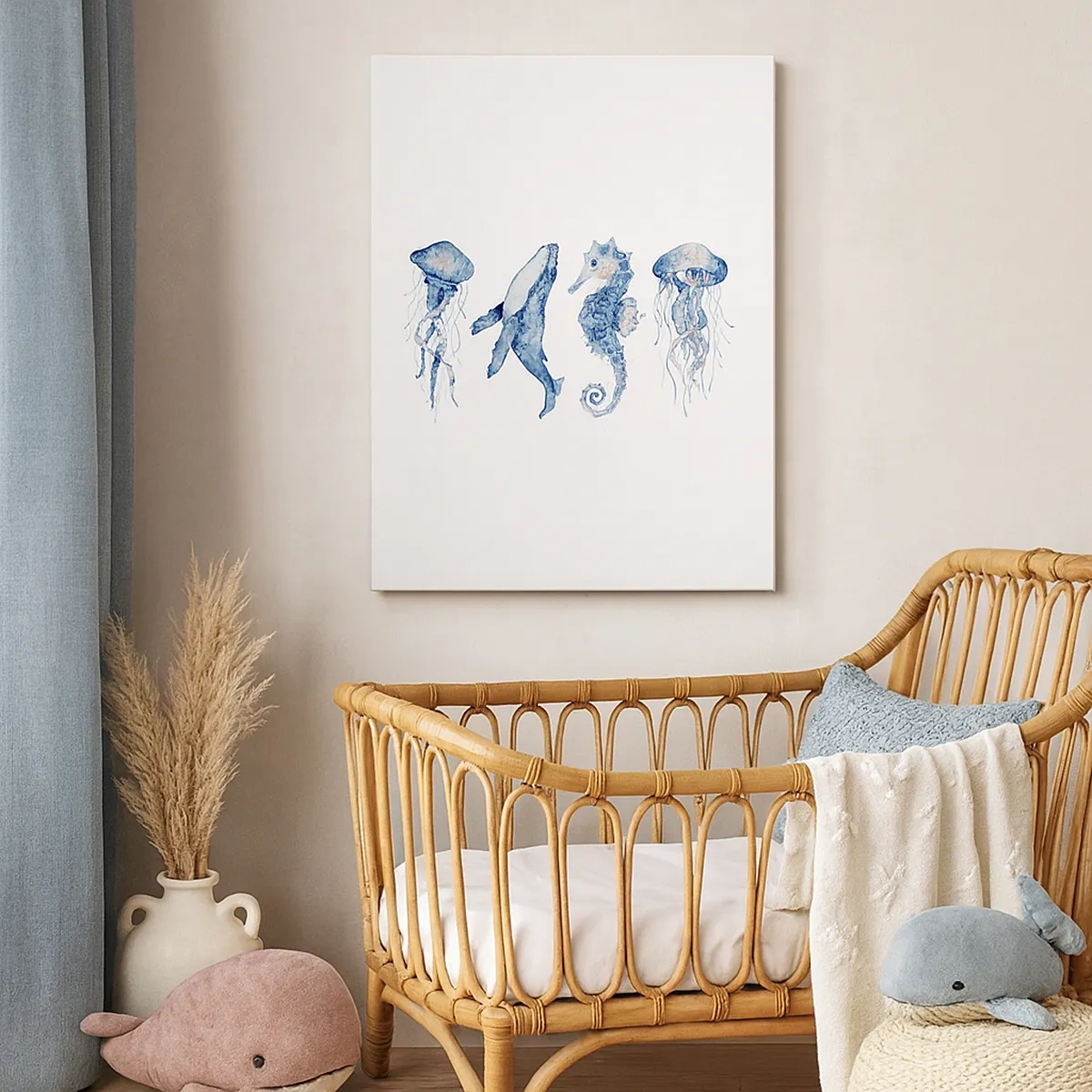 Canvastavla - Bild på duk - Havets under - 50x70 cm