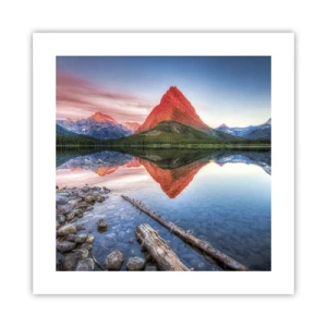 Affisch - Glöd och kyla - 40x40 cm