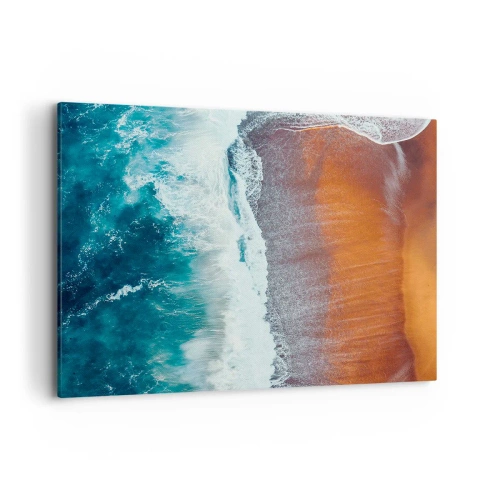 Canvastavla - Bild på duk - En touch av havet - 100x70 cm