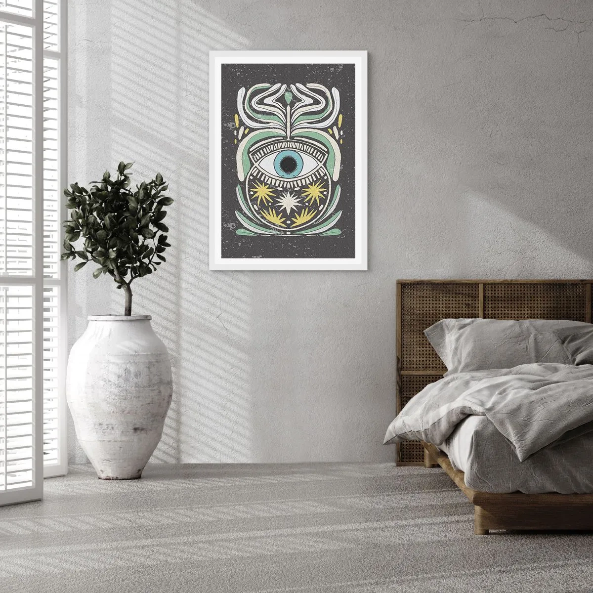 Affisch i vit ram - Stamritualer - 61x91 cm
