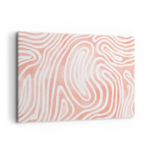 Canvastavla - Bild på duk - I en labyrint av koraller - 100x70 cm