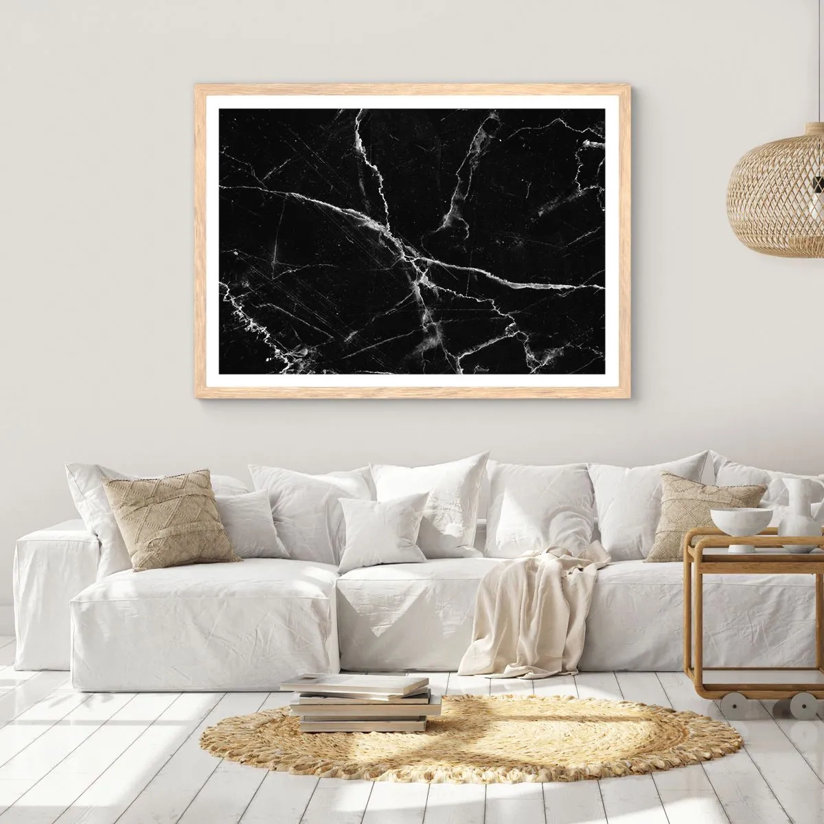 Affisch i ram av ljusek - Stenens hemliga liv - 40x30 cm