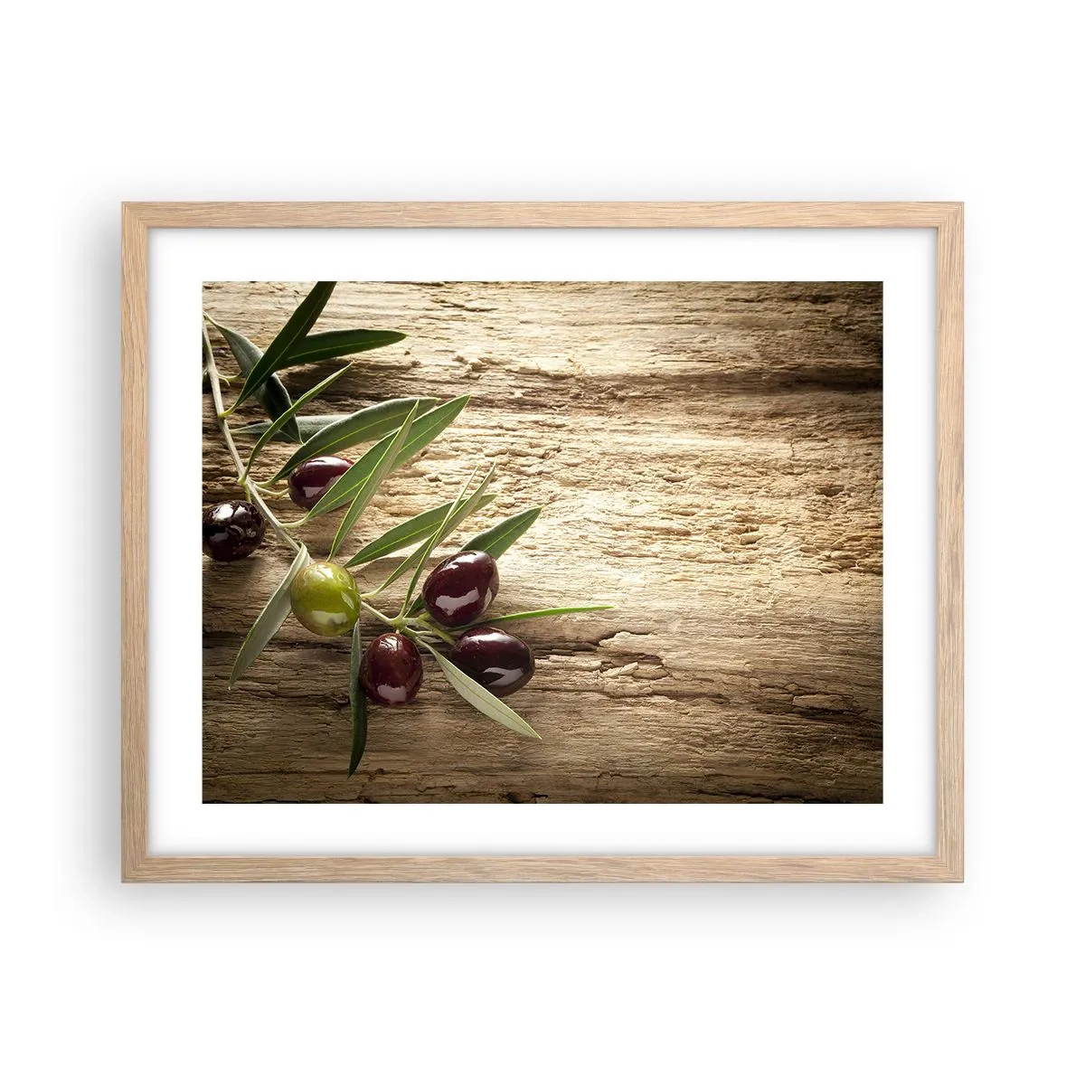 Affisch i ram av ljusek - Direkt från naturen - 50x40 cm