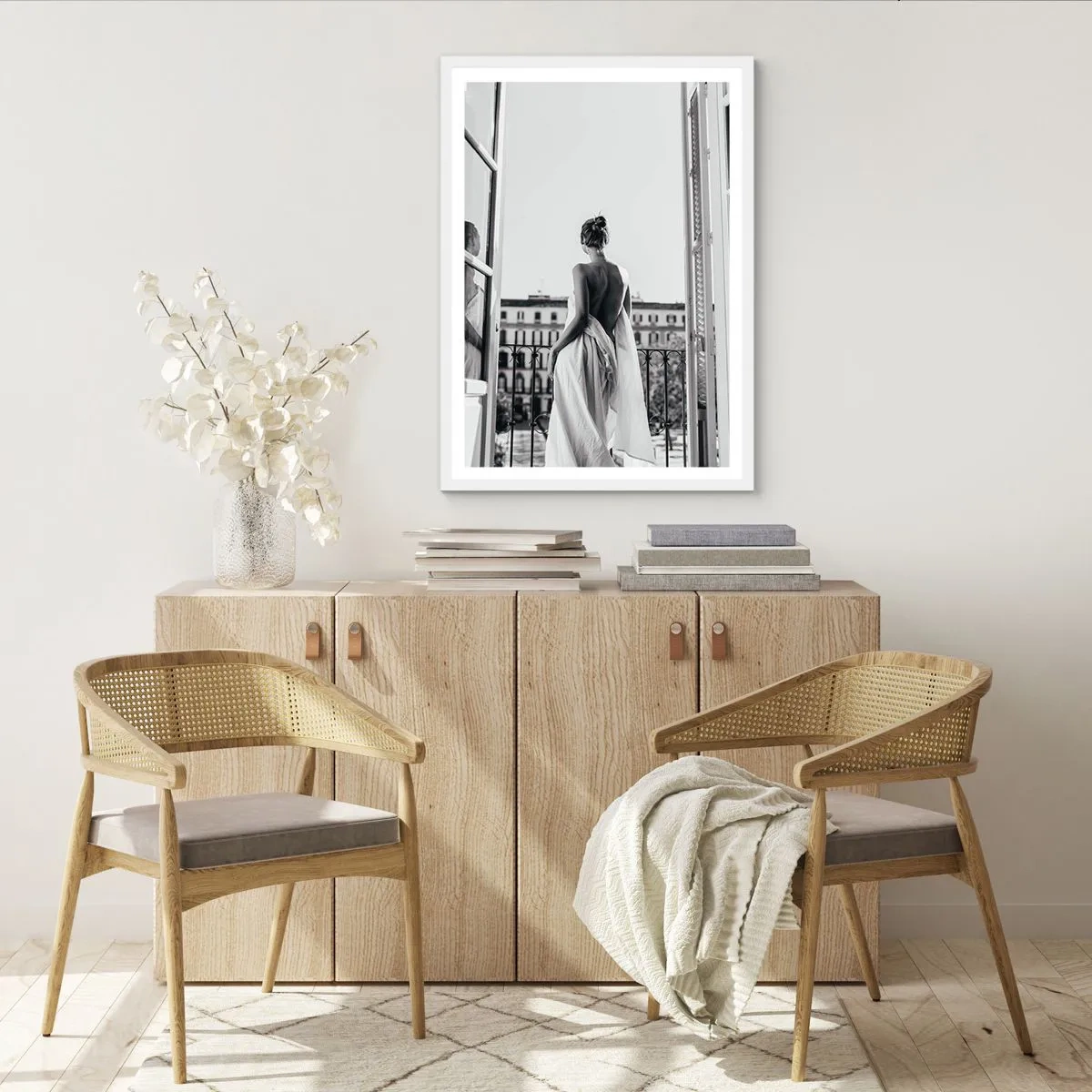 Affisch i vit ram - Sinnen vaknar - 40x50 cm