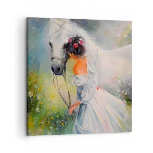 Canvastavla - Bild på duk - Ur en vacker dröm - 60x60 cm