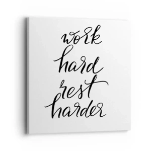 Canvastavla - Bild på duk - Livsbalans - 40x40 cm