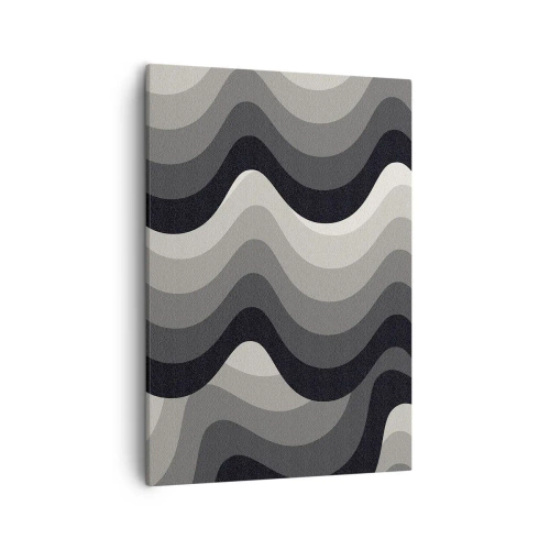 Canvastavla - Bild på duk - Våg efter våg - 50x70 cm