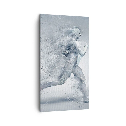 Canvastavla - Bild på duk - Kristallren energi - 45x80 cm