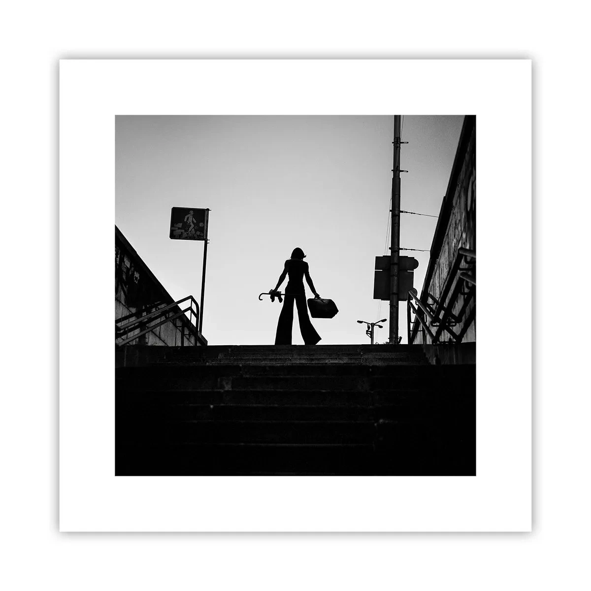 Affisch - Stadsvandring - 30x30 cm