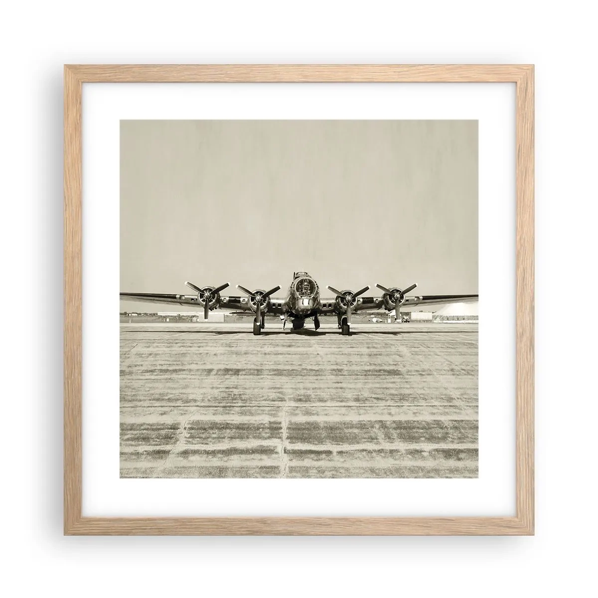 Affisch i ram av ljusek - Redo som vanligt - 40x40 cm