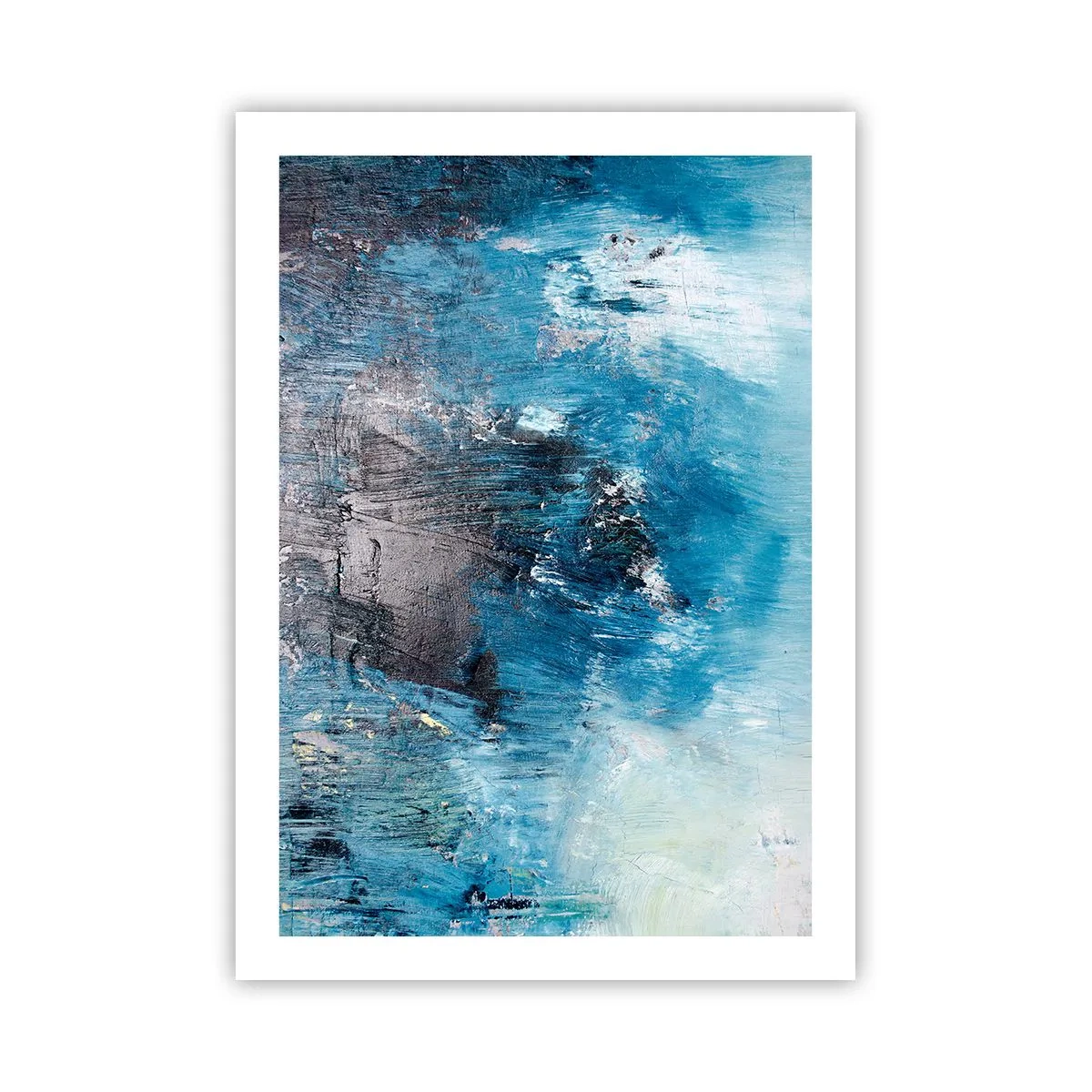 Affisch - Blå rapsodi - 50x70 cm