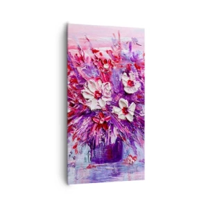 Canvastavla - Bild på duk - Oskuld och passion  - 65x120 cm