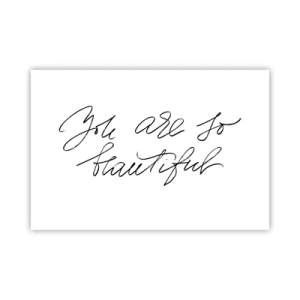 Affisch - Verkligen, tro mig... - 91x61 cm