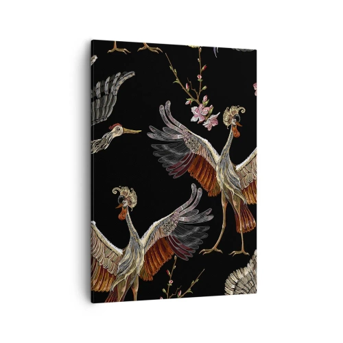 Canvastavla - Bild på duk - Sagofågel - 50x70 cm