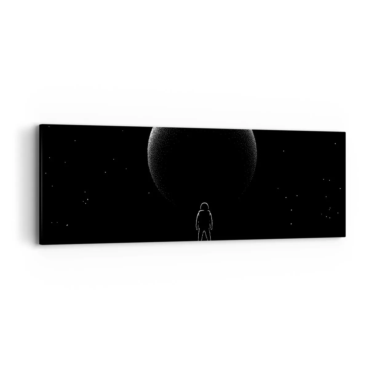 Canvastavla - Bild på duk - Ansikte mot ansikte - 90x30 cm