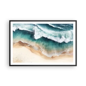 Affisch i svart ram - Ett evigt möte - 91x61 cm