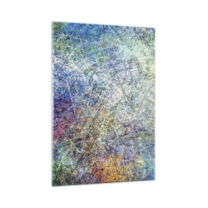 Glastavla - Bild på glas - Det är inte så enkelt - 50x70 cm