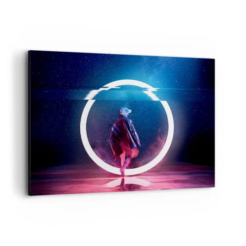 Canvastavla - Bild på duk - Mellan världar - 100x70 cm