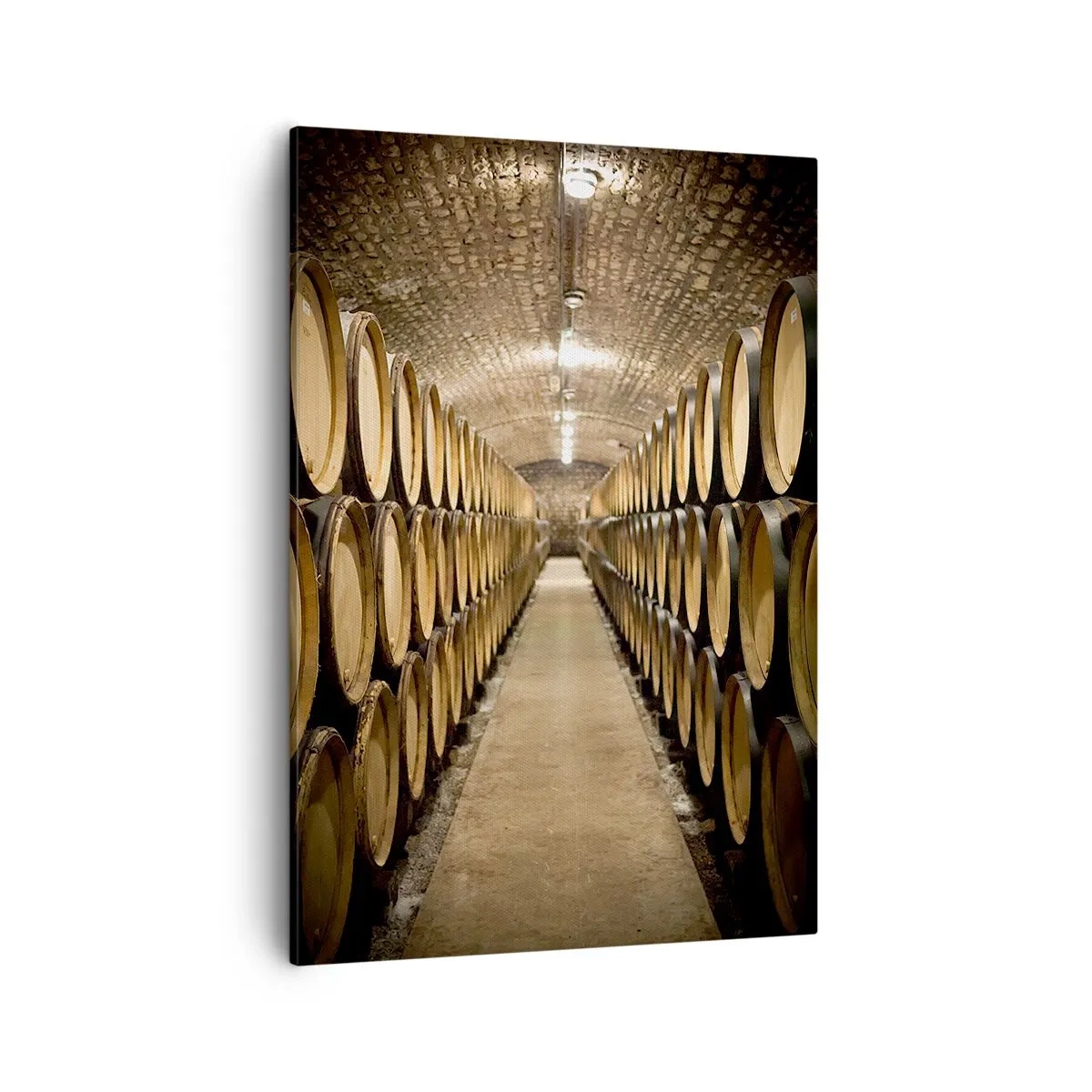 Canvastavla - Bild på duk - I en tegelkällare - 50x70 cm