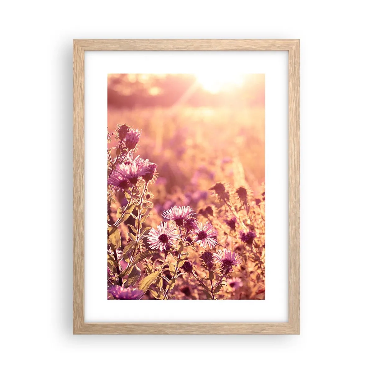 Affisch i ram av ljusek - Innan sommaren går bort - 30x40 cm