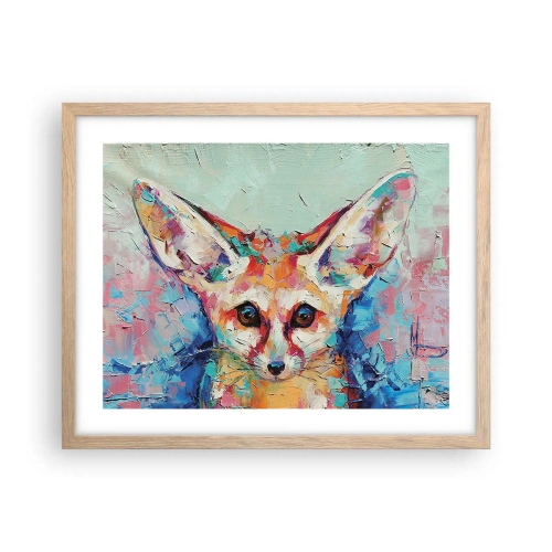 Affisch i ram av ljusek - Är ni redo för mig? - 50x40 cm