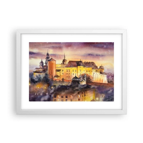 Affisch i vit ram - En historia och en berättelse - 40x30 cm