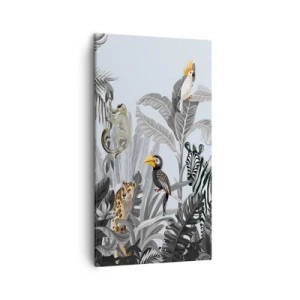 Canvastavla - Bild på duk - Afrikansk saga - 45x80 cm