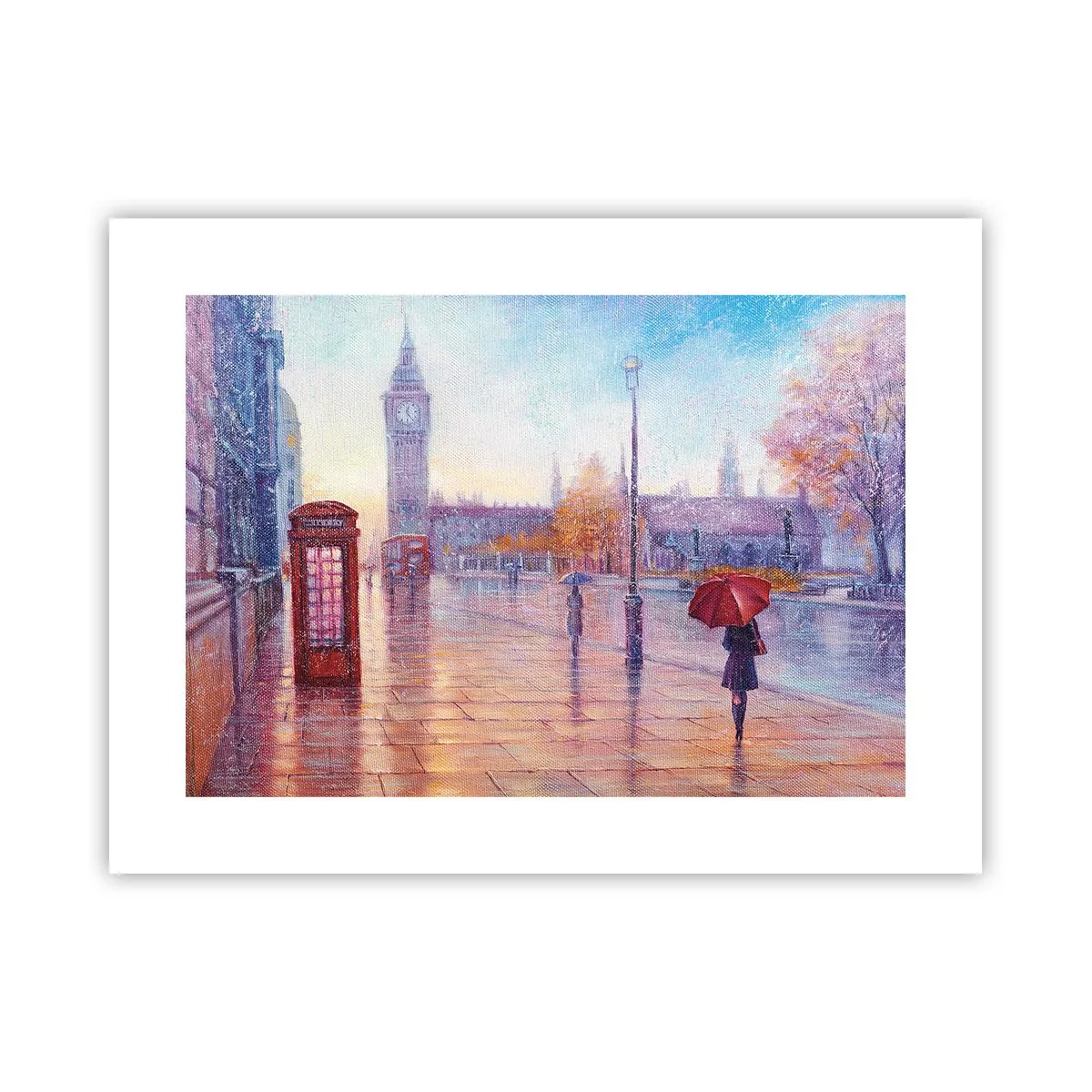 Affisch - Höstdag i London - 40x30 cm