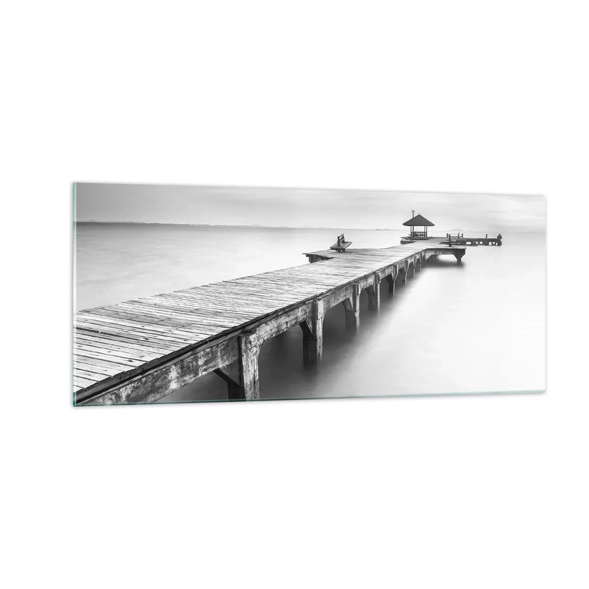 Glastavla - Bild på glas - Ut i det oändliga - 100x40 cm