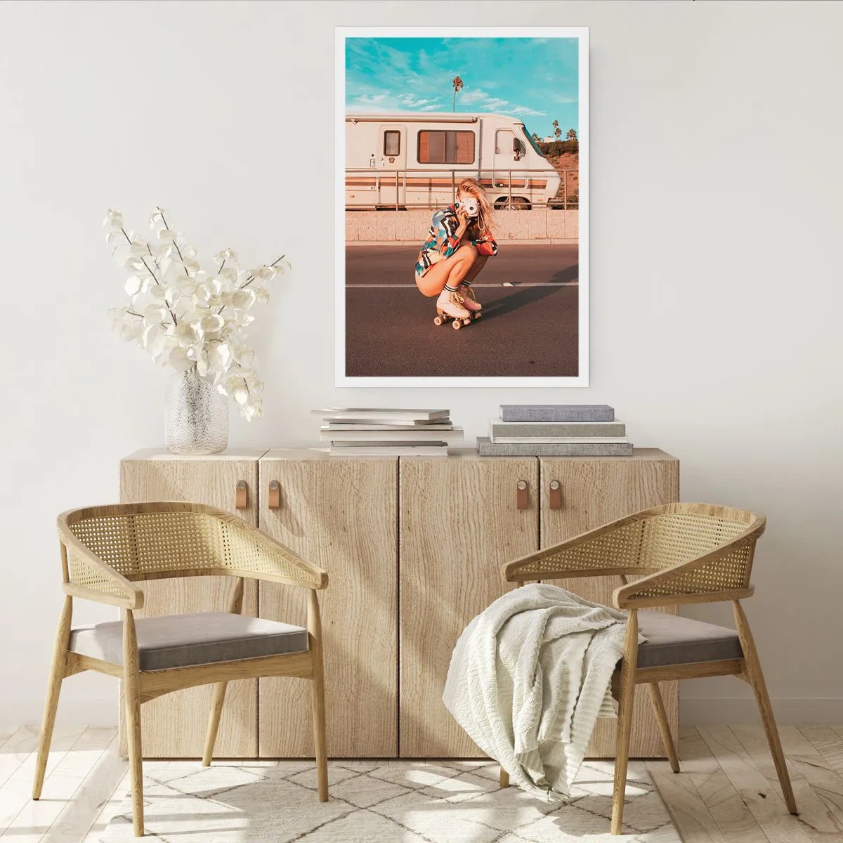 Affisch - Ett leende, tack! - 50x70 cm