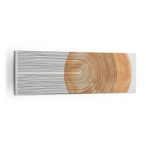 Canvastavla - Bild på duk - En solig komposition - 160x50 cm