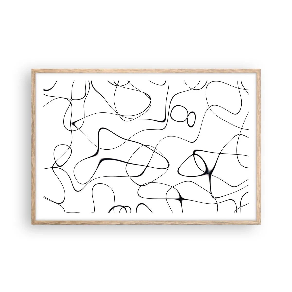 Affisch i ram av ljusek - Livets stigar, ödets tur - 91x61 cm