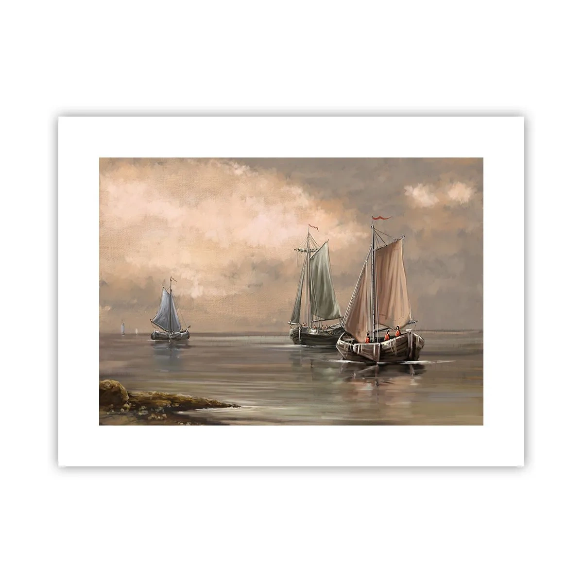 Affisch - Seglarnas hemkomst - 40x30 cm