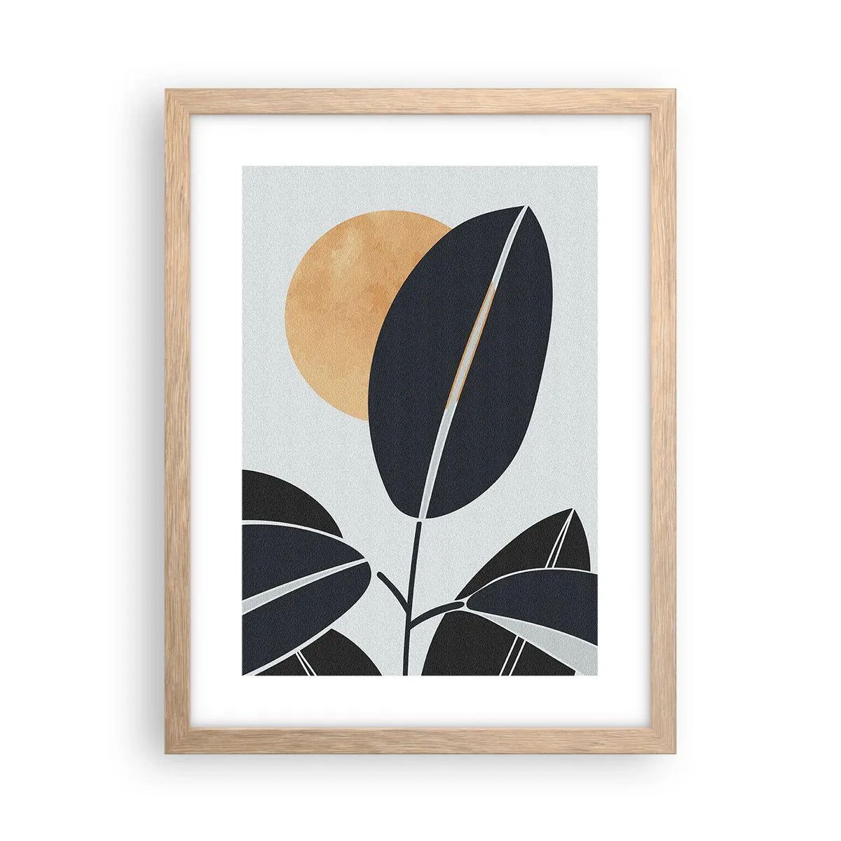 Affisch i ram av ljusek - Het sommardag - 30x40 cm