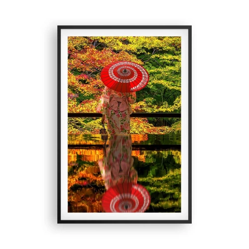 Affisch i svart ram - I naturens tempel - 61x91 cm