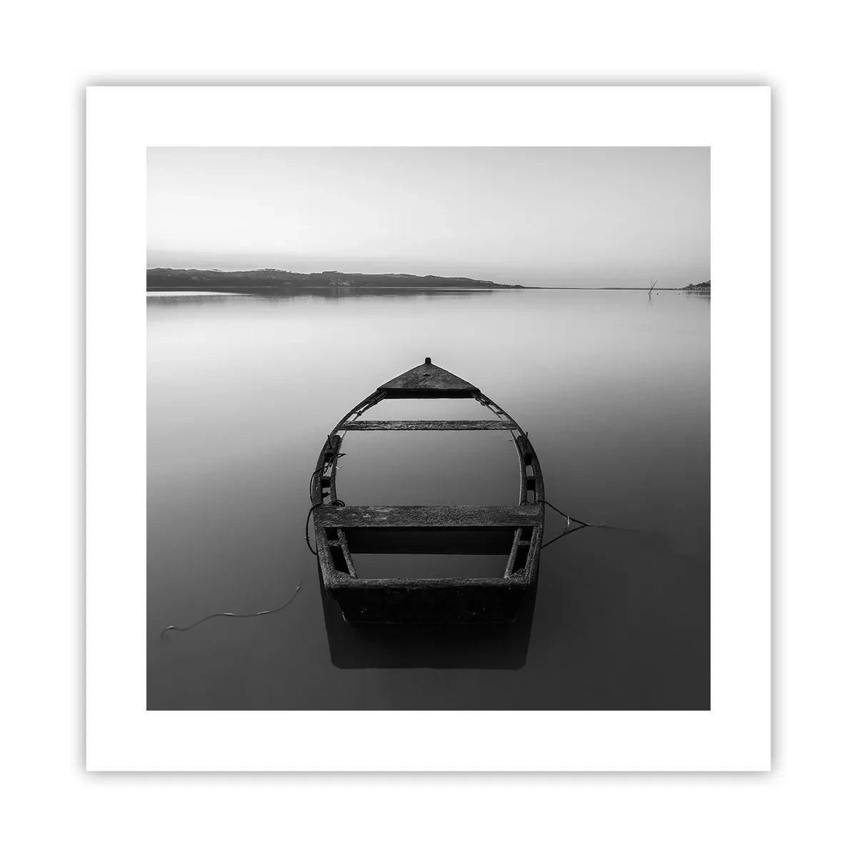 Affisch - Längtan och melankoli - 40x40 cm