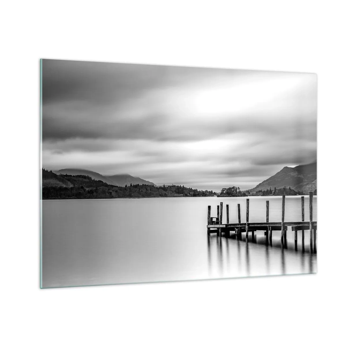 Glastavla - Bild på glas - Mildhet och styrka - 100x70 cm