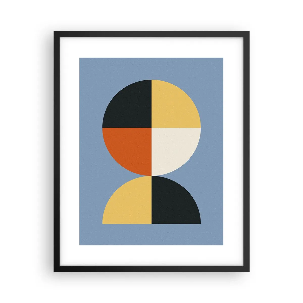 Affisch i svart ram - Titta och räkna - 40x50 cm