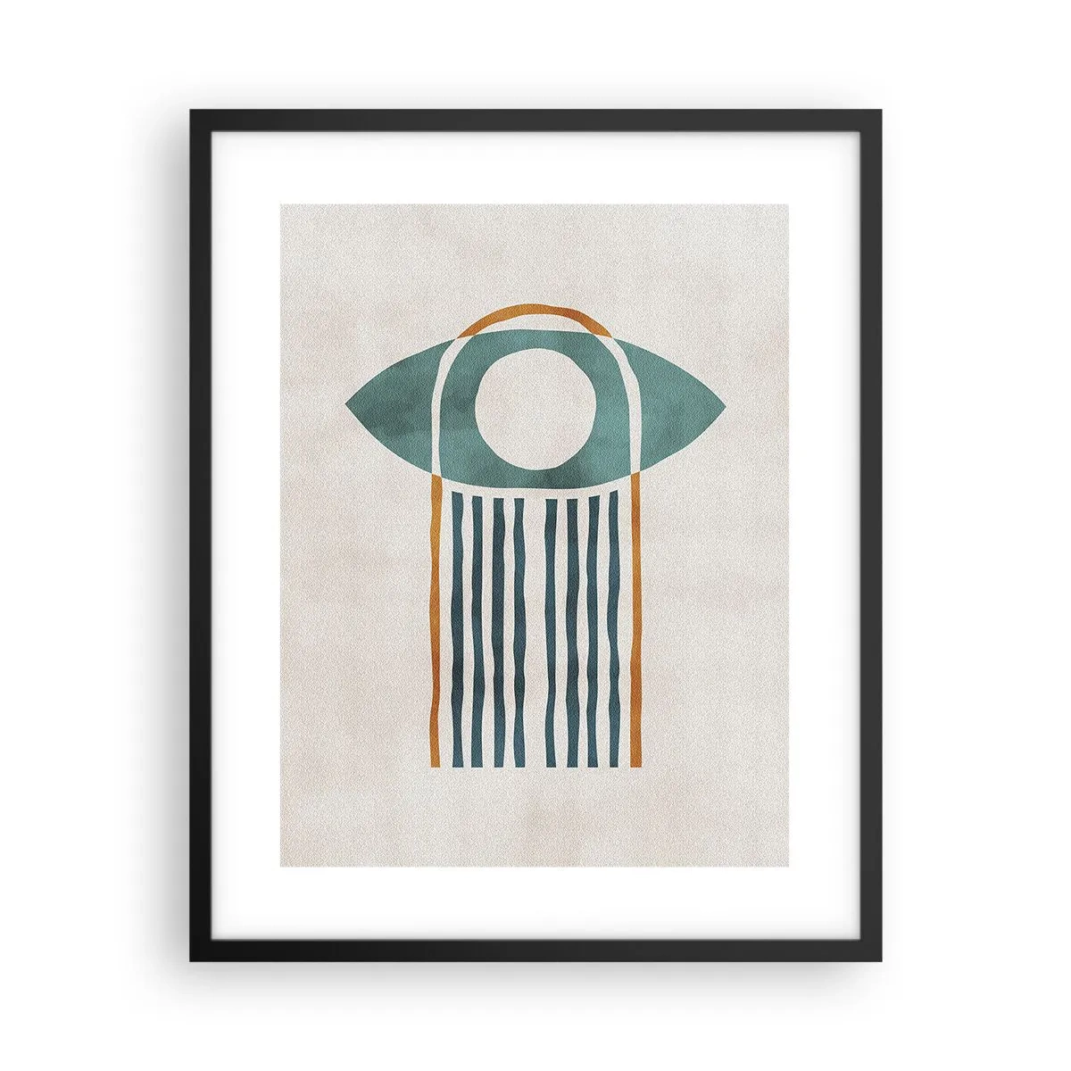 Affisch i svart ram - Tecken och ritualer - 40x50 cm