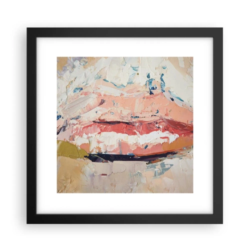 Affisch i svart ram - Väcker sinnen - 30x30 cm