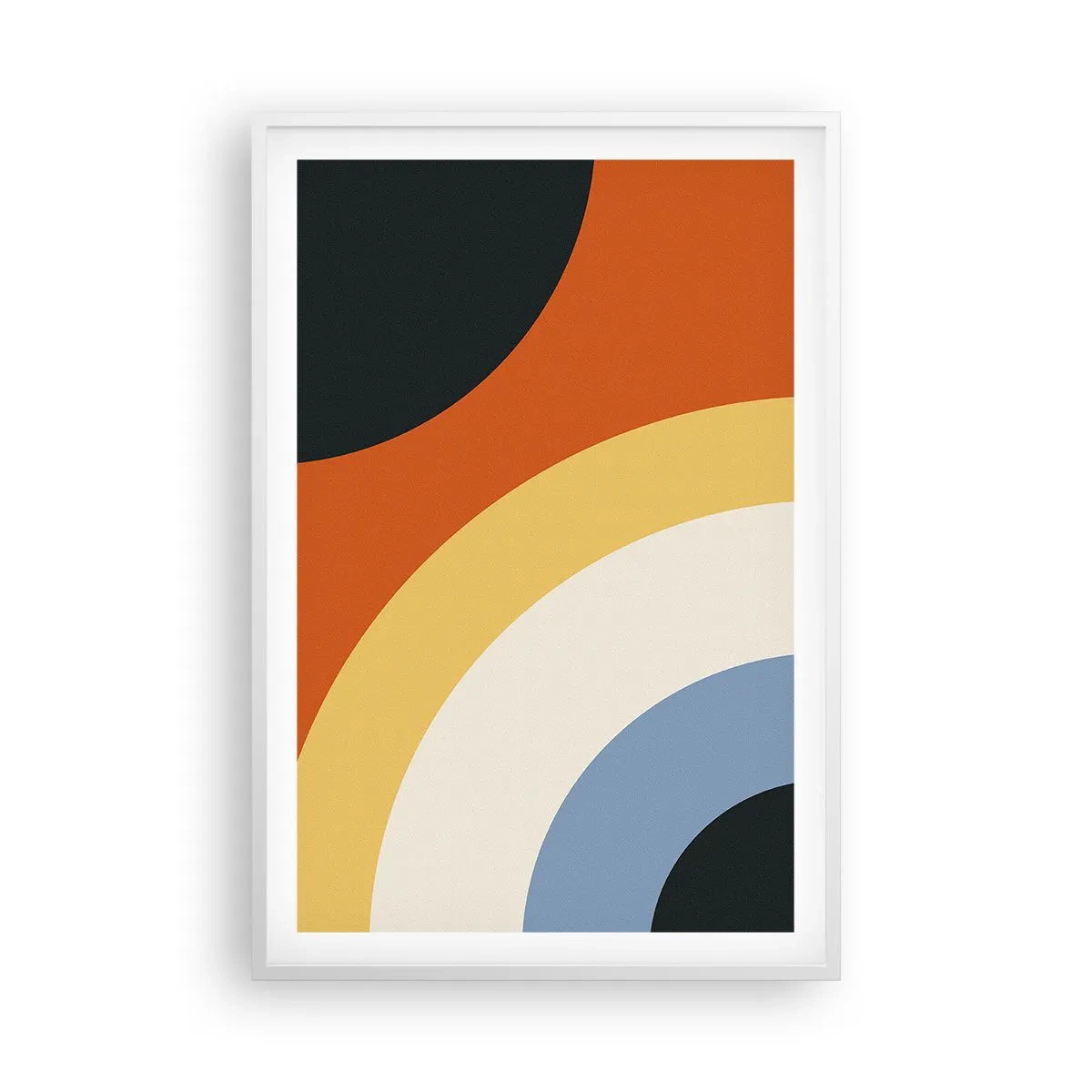 Affisch i vit ram - Mot varandra - 61x91 cm