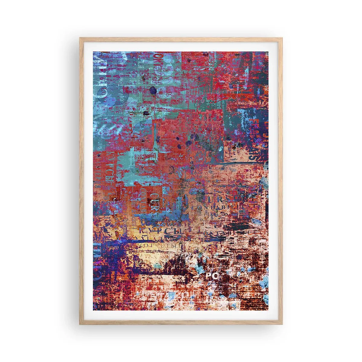 Affisch i ram av ljusek - Minne och icke-minne - 70x100 cm