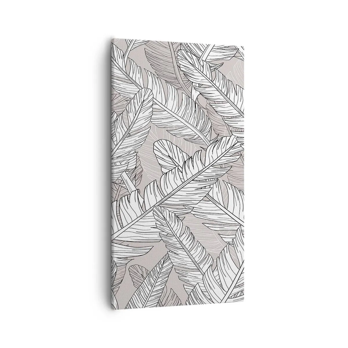 Canvastavla - Bild på duk - Fjäderstorm - 55x100 cm