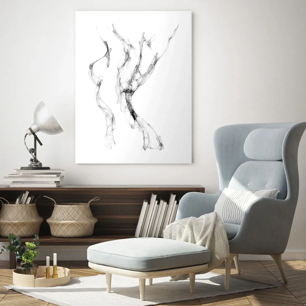 Glastavla - Bild på glas - Vacker och stark - 80x120 cm