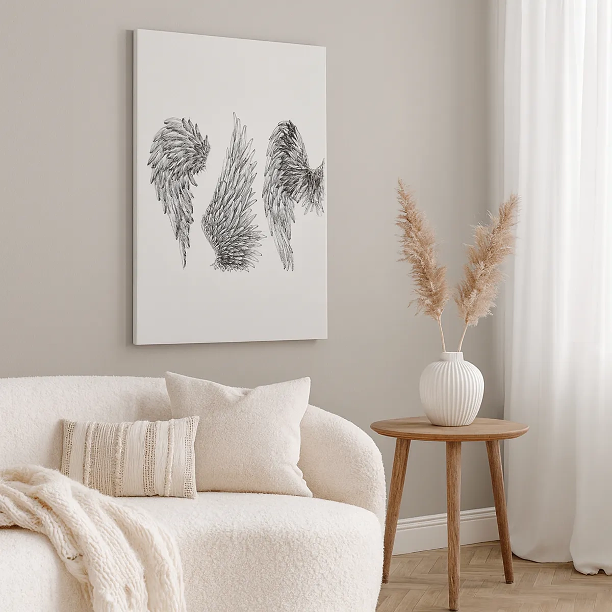 Canvastavla - Bild på duk - Du kan också bli ängel - 50x70 cm