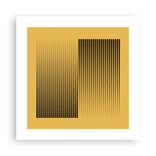 Affisch - Motsatsernas kvadrat - 40x40 cm