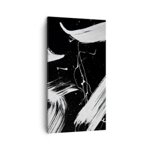 Canvastavla - Bild på duk - Bryta mörkret - 45x80 cm