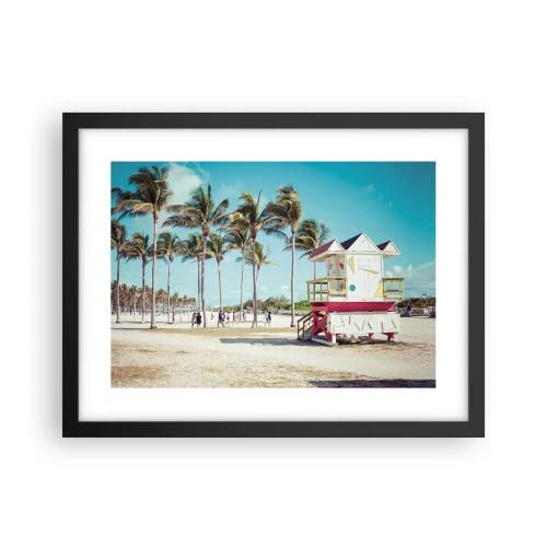 Affisch i svart ram - En vacker dag framför dig - 40x30 cm