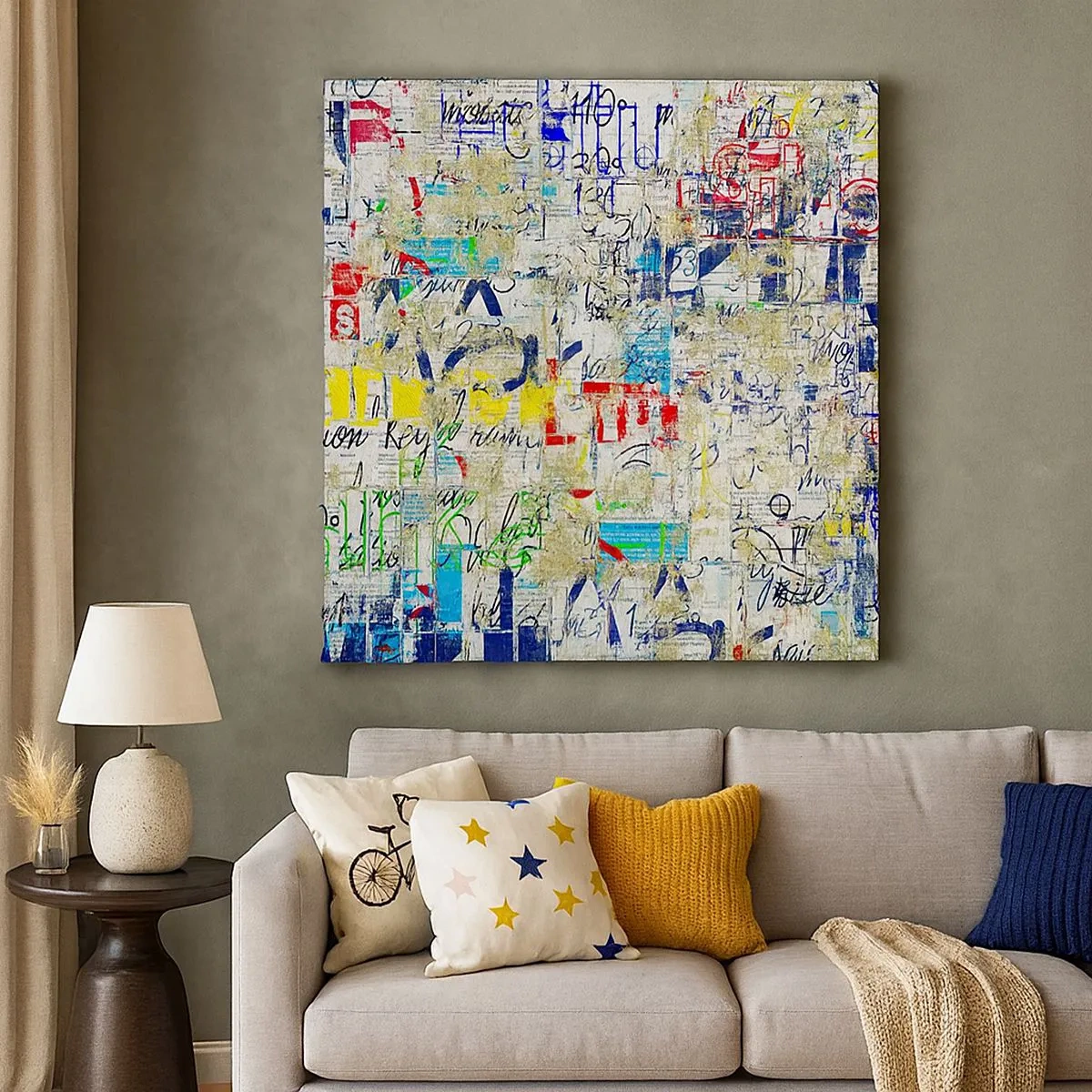 Canvastavla - Bild på duk - Helt enkelt gläder ögonen - 30x30 cm